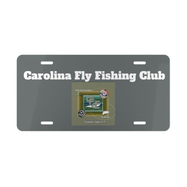 Carolina Fly Fishing Club Vanity Plate.